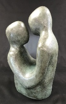 together - Bronze resin sculpture