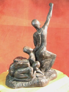 Breaking Free - a narrative sculpture 