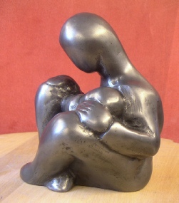 Mother and Child - stylised sculpture