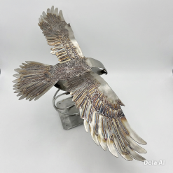 Fish Eagle sculpture image with no background