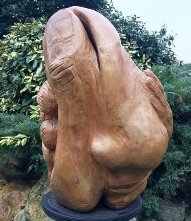 Transition wood carving (nose and mouth side)